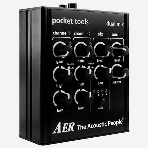 AER 프리앰프 듀얼믹스2 Pocket tools 어쿠스틱/색소폰 프리앰프 이펙터 DUAL MIX2우리악기사	