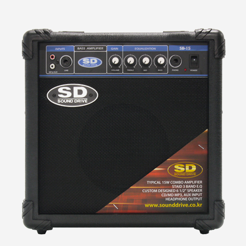 SD 사운드드라이브 베이스 앰프 SB-15 (15W)우리악기사	