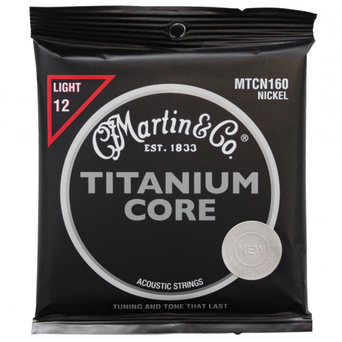 Martin 마틴 어쿠스틱기타 스트링 MTCN160 티타늄코어 Light (012-054)우리악기사	